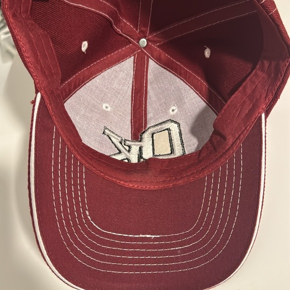 OK / OKLAHOMA Snapback RED Cap/Hat - Picture 4 of 5